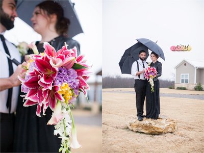 elopement wedding venue north texas, winter and rainy