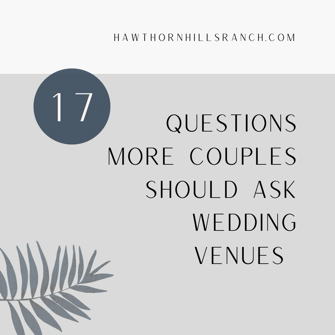 17 questions more people should ask wedding venues