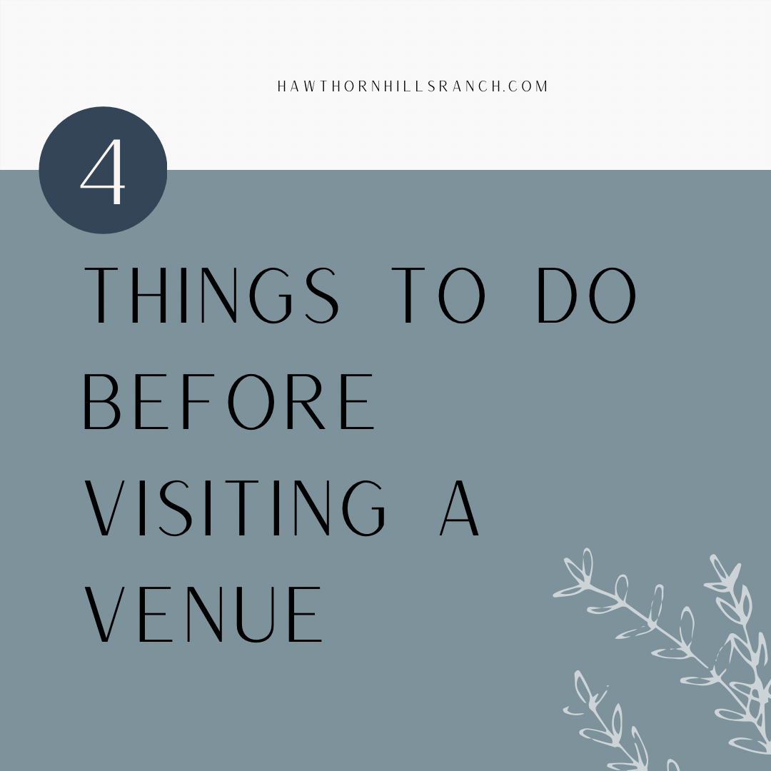 4 things to do before visiting a venue