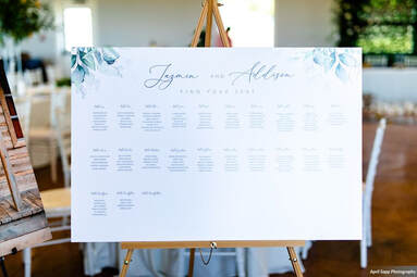 seating chart for wedding reception texas