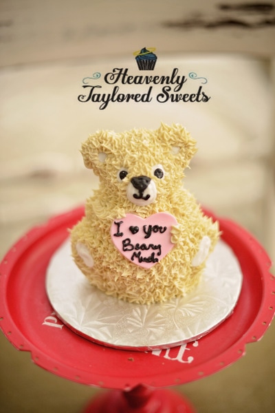 bear themed cake from north texas baker