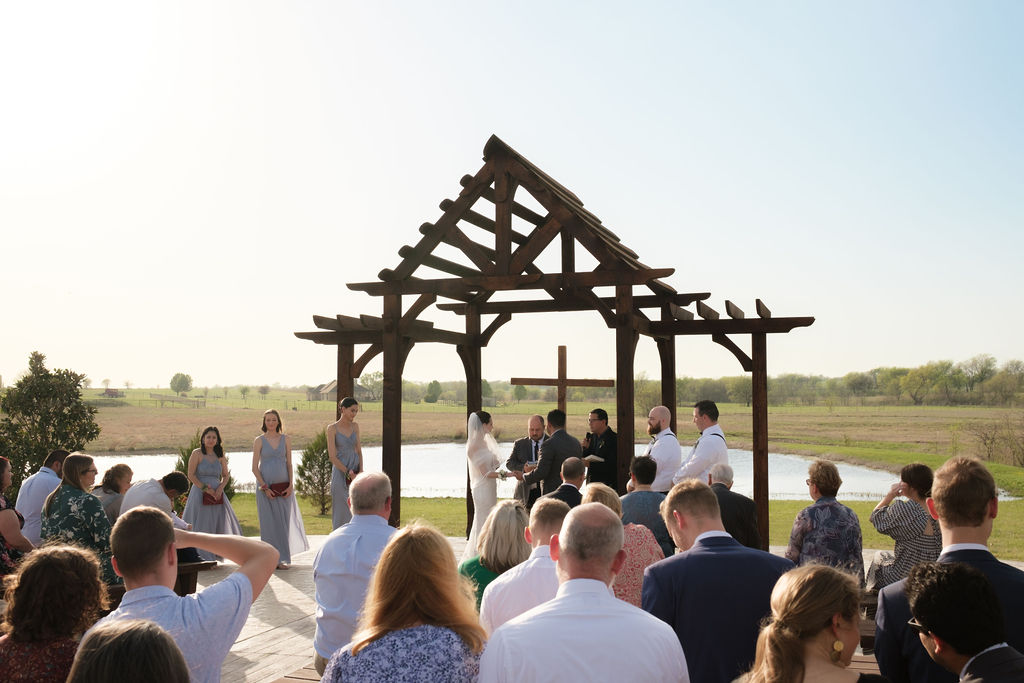 lakefront wedding north texas