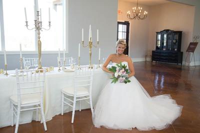 fairytale wedding inspiration, reception with elegant candleabras