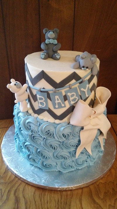 baby shower cake, inspiration for baby boy shower