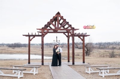 outdoor ceremony, park and waterfront for small intimate wedding ceremony