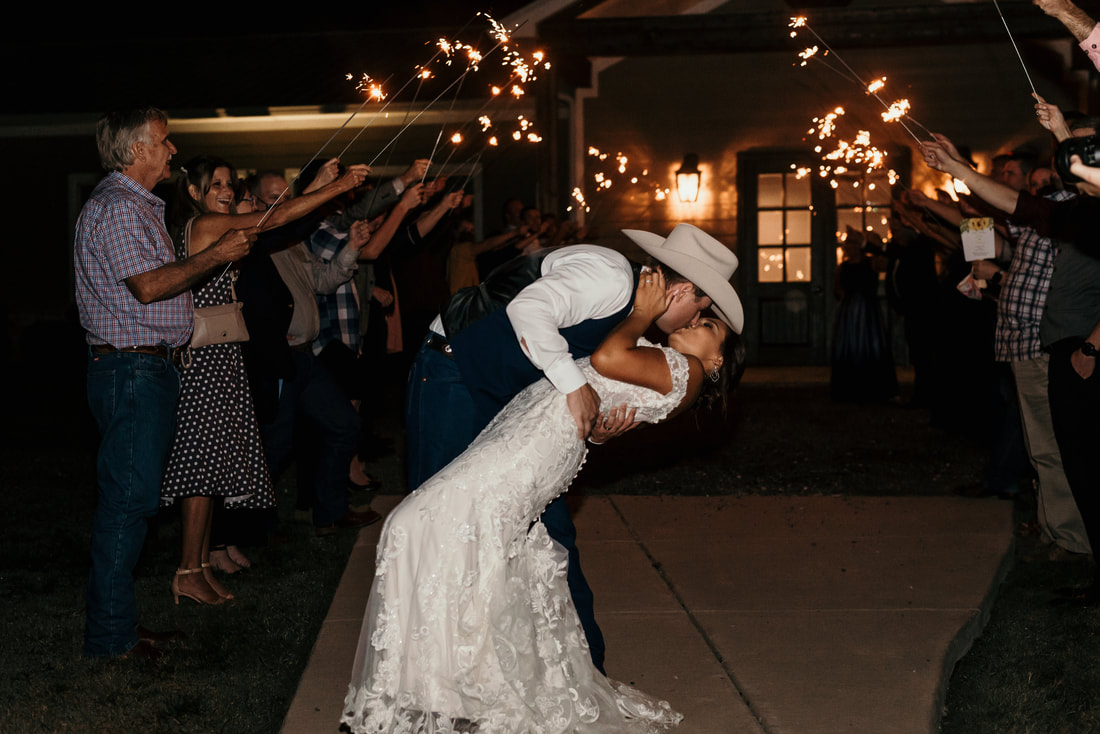 venue that allows sparklers for an exit