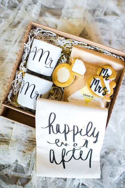 gift box for newlyweds, wedding day gift